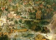 Pieter Bruegel detalj fran babels torn oil painting
